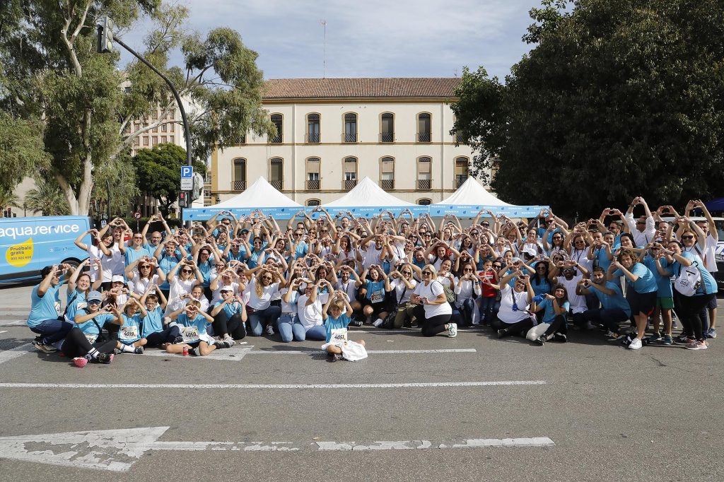 Equipo Aquaservice en la RunCáncer de 2023